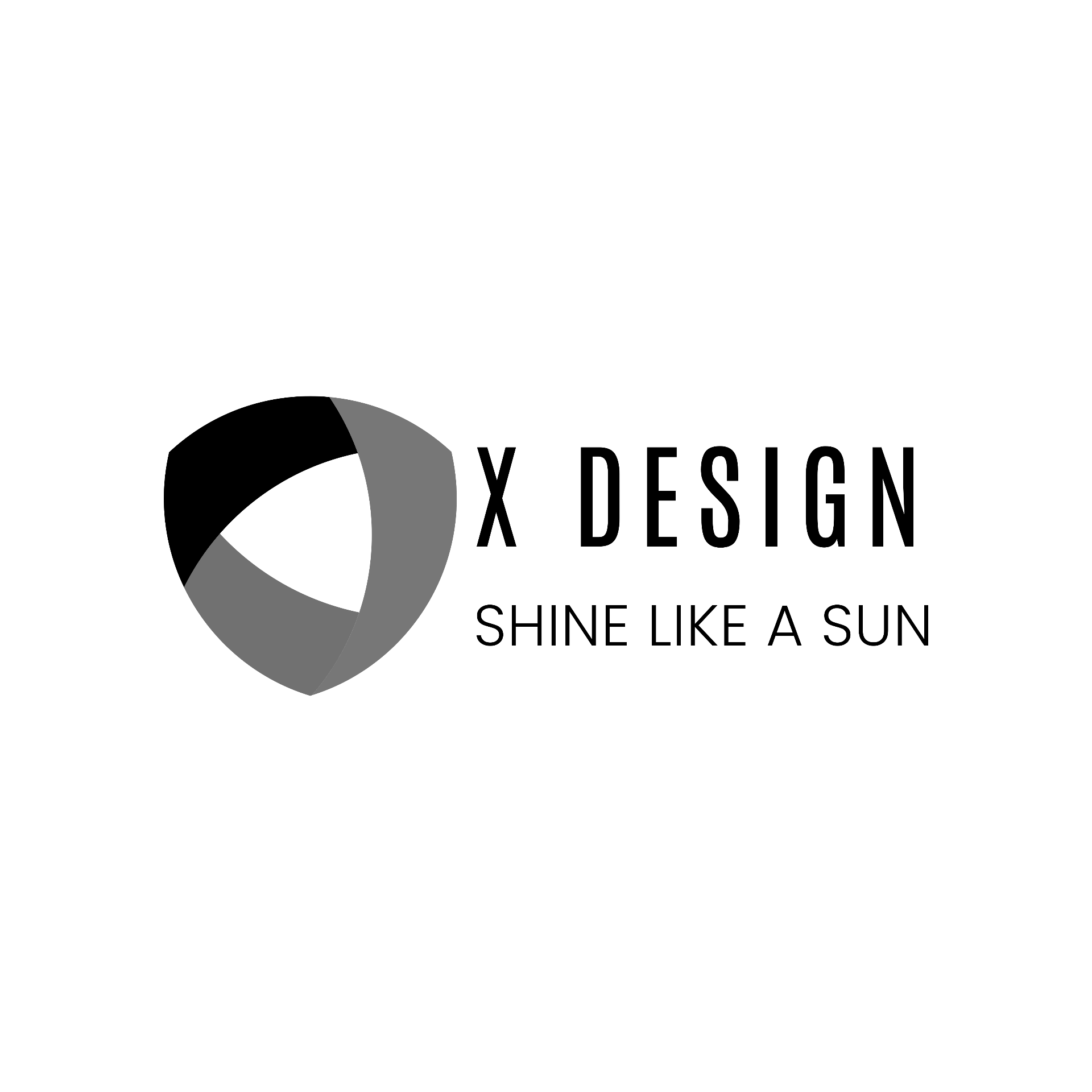 تصميم لوجو مع جملة (Shine like a sun)
