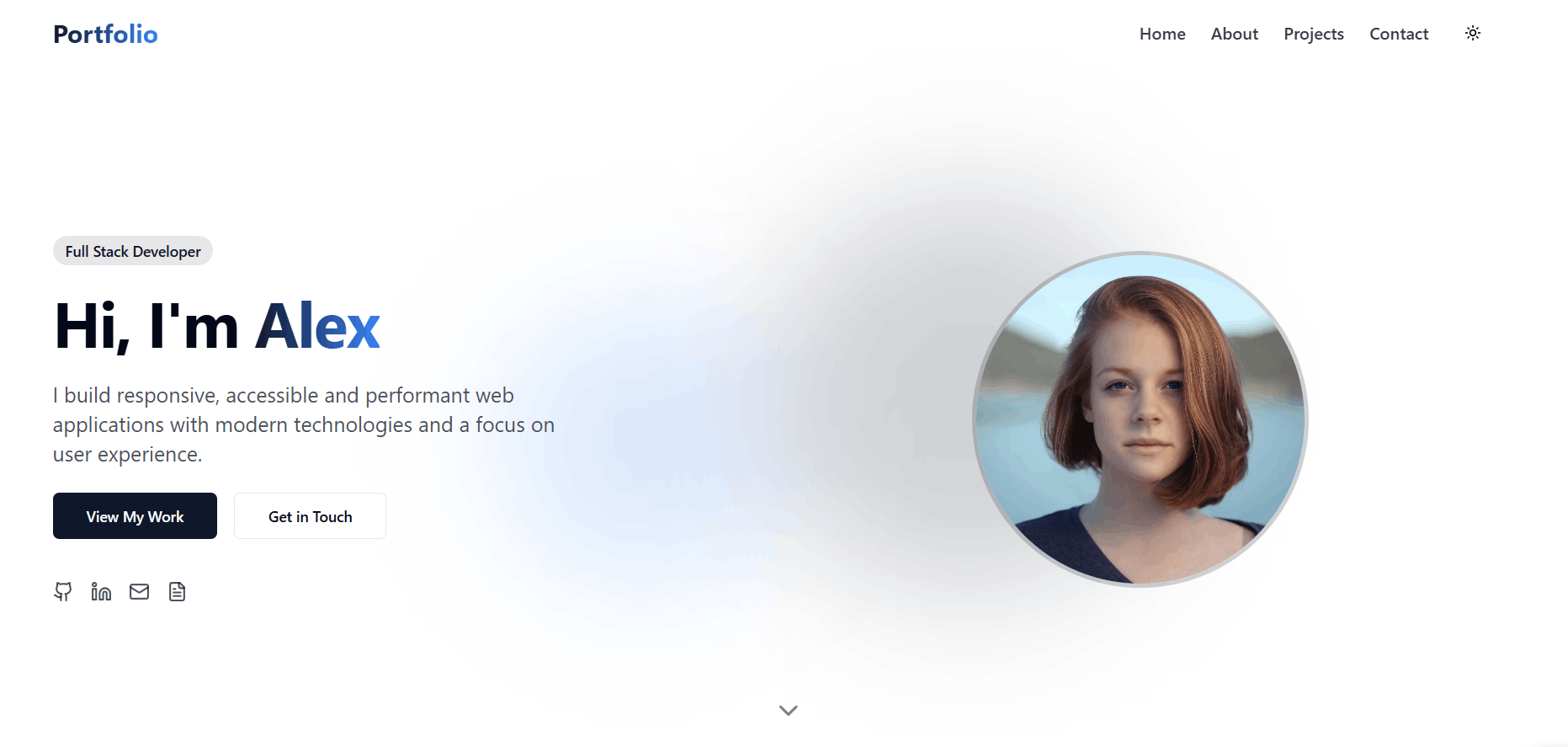 تصميم بورتفوليو احترافي باستخدام React
