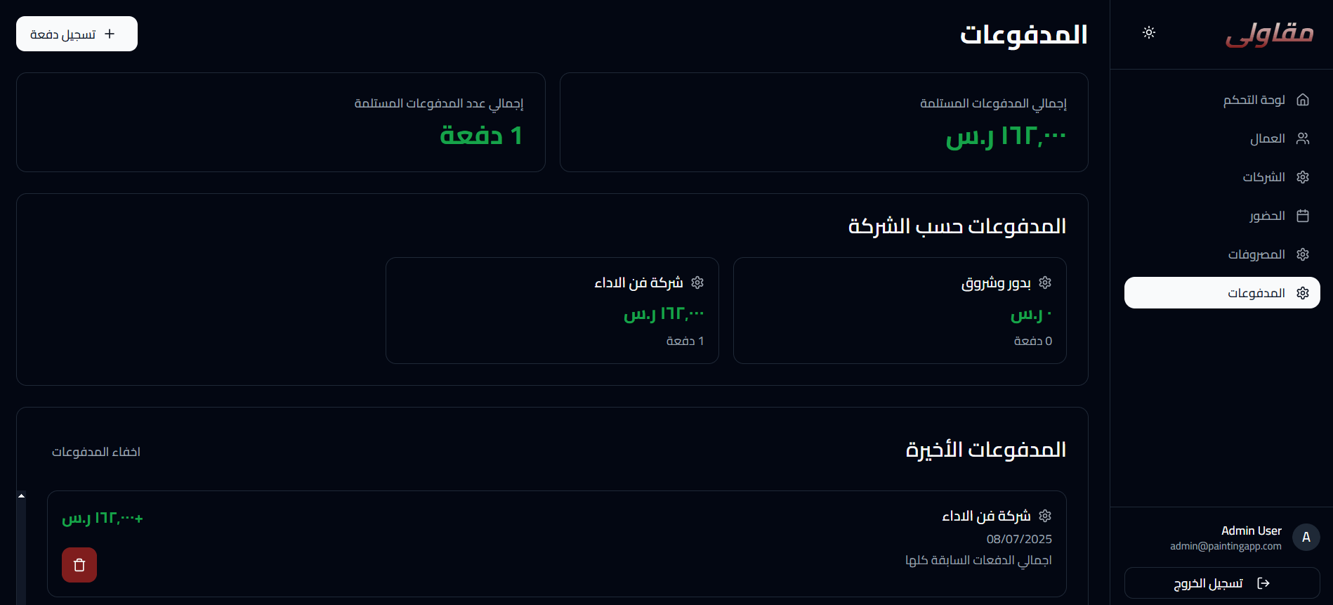 مشروع: Mokawly – نظام لإدارة الشركات والعمال