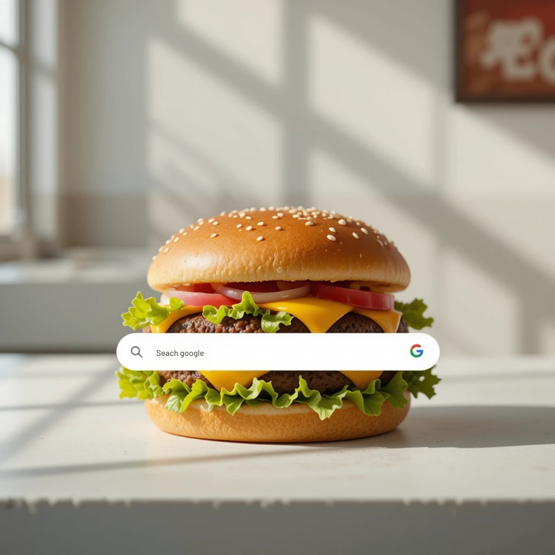 CYBER BURGER – The Future of Taste تصميمات سوشيال ميديا