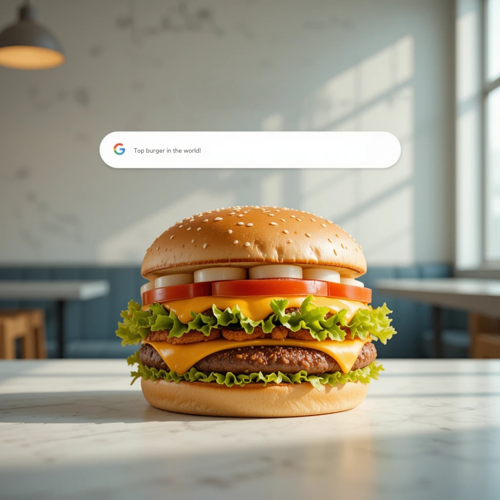 CYBER BURGER – The Future of Taste تصميمات سوشيال ميديا