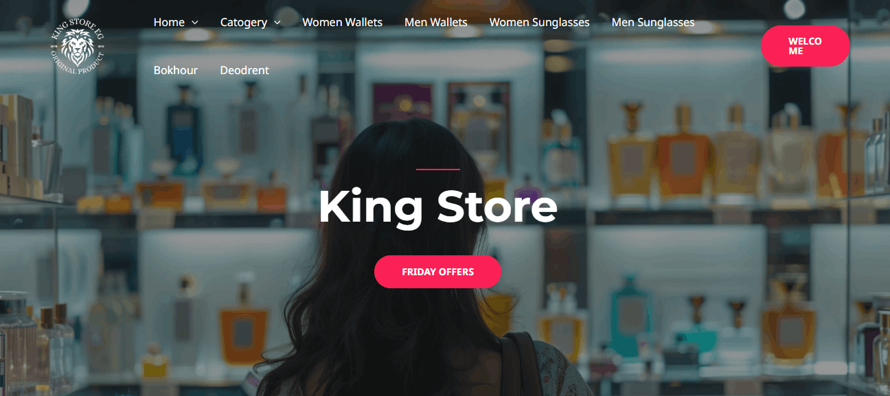 موقع King Store للعطور الأصليه