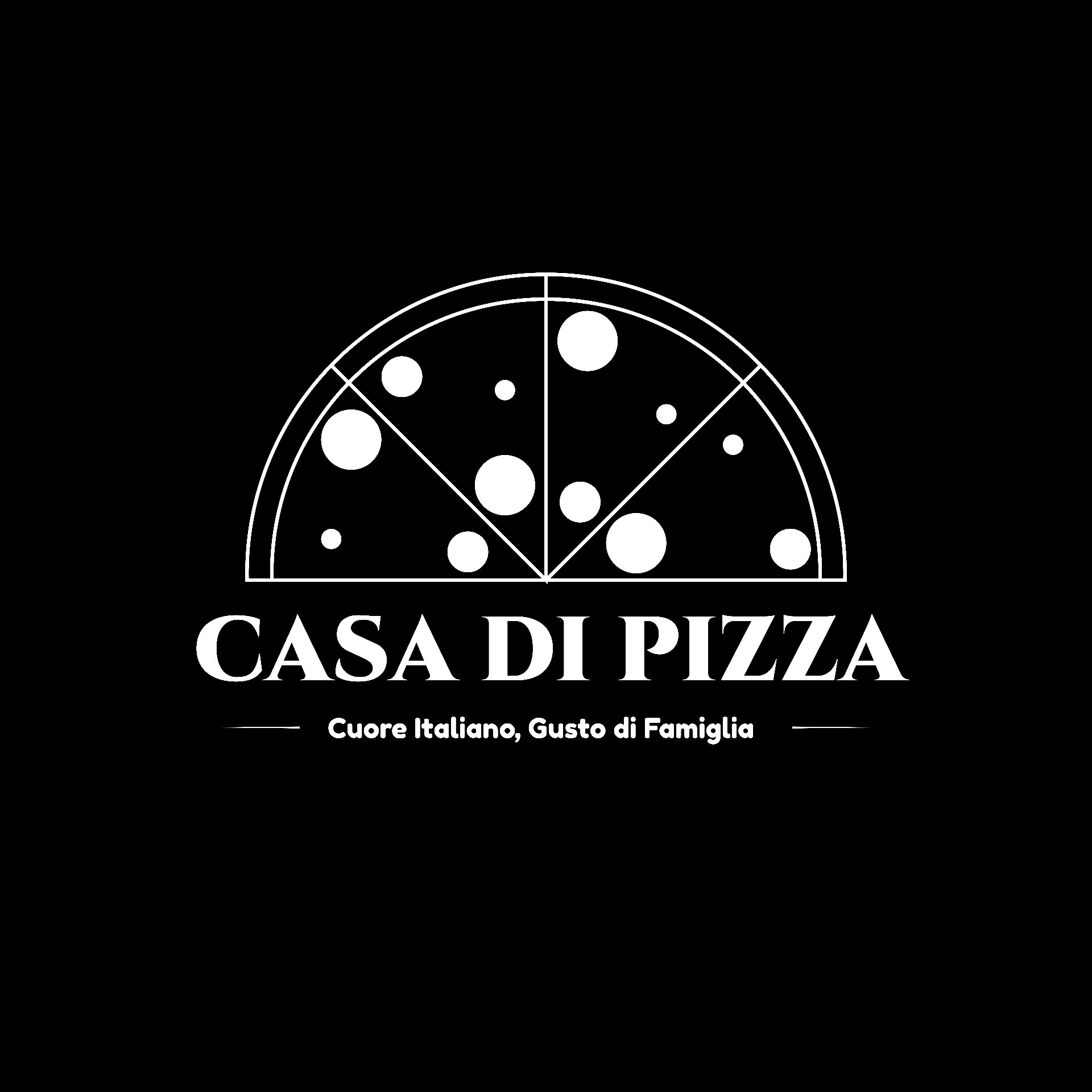 هوية بصرية لمطعم بيتزا