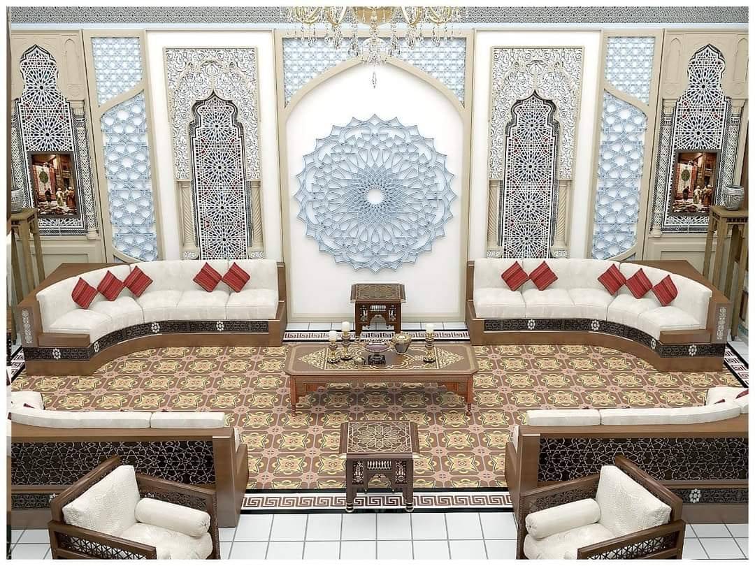 تصميم وتنفيذ ديكور داخلي فاخر لفراغات سكنية راقية