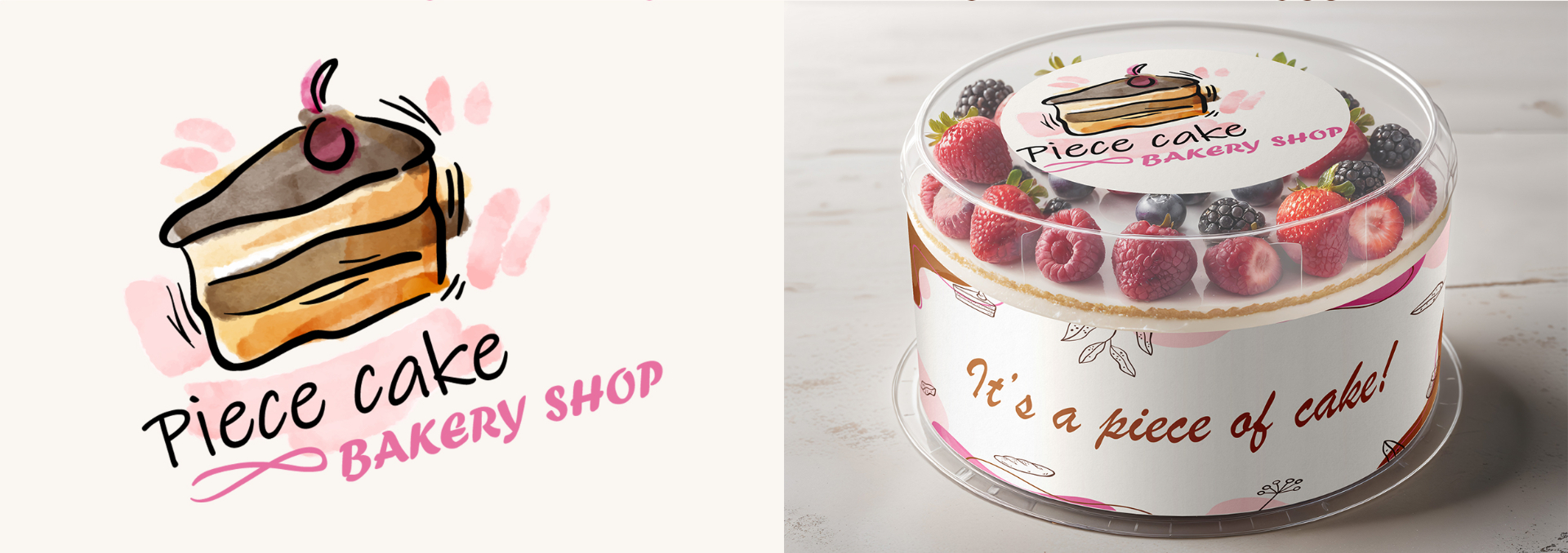 PIECE CAKE🟤🍰 :: Brand identity