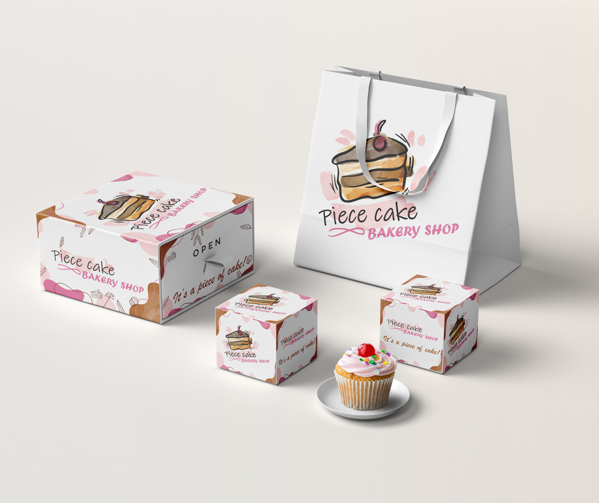 PIECE CAKE🟤🍰 :: Brand identity