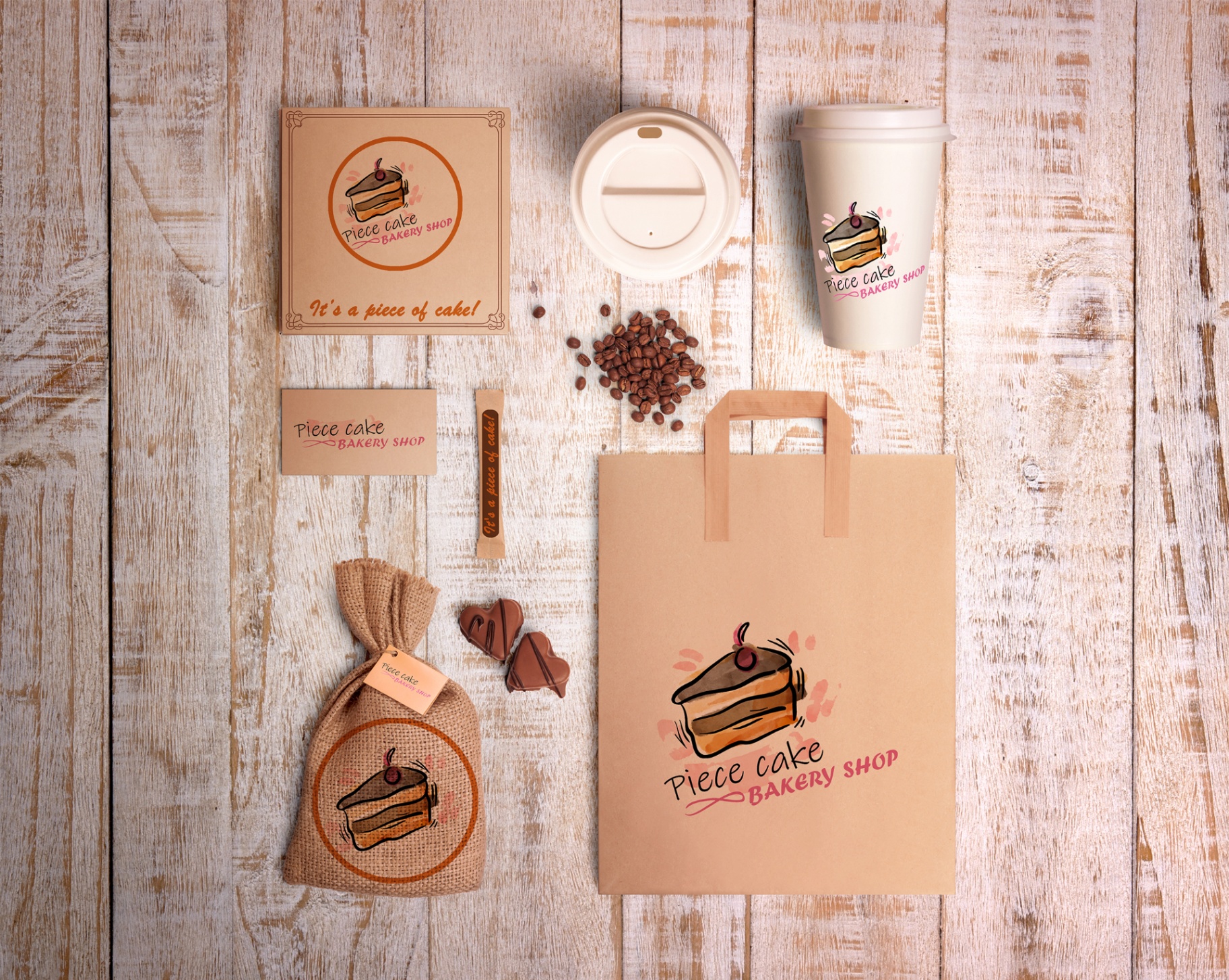 PIECE CAKE🟤🍰 :: Brand identity