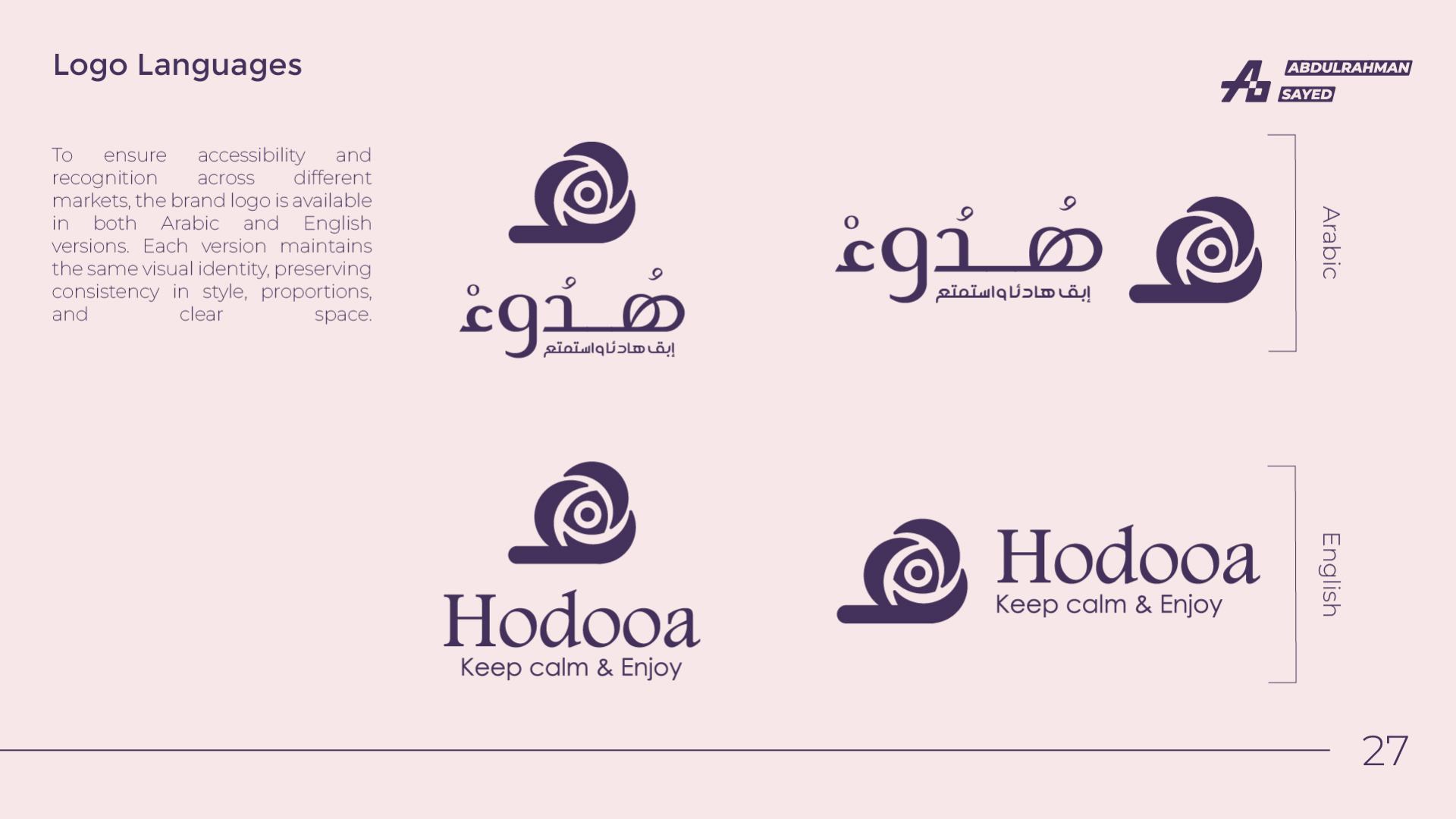 Hodooa | Brand identity | Guidelines