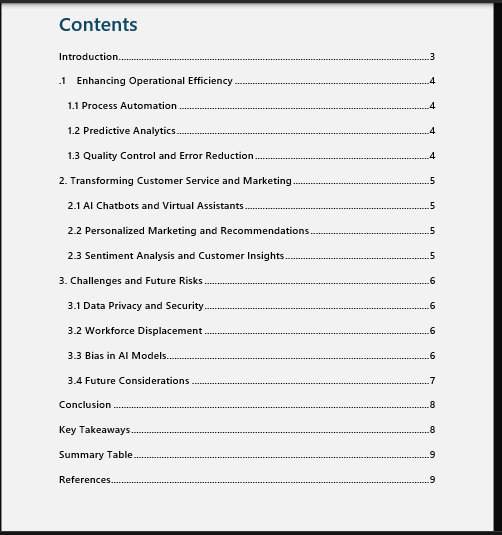 تنسيق تقارير وملفات احترافية على Word /PDF
