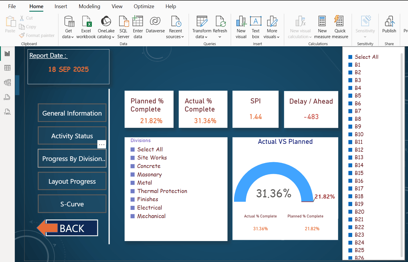 ادارة مشروع انشائي PMIS