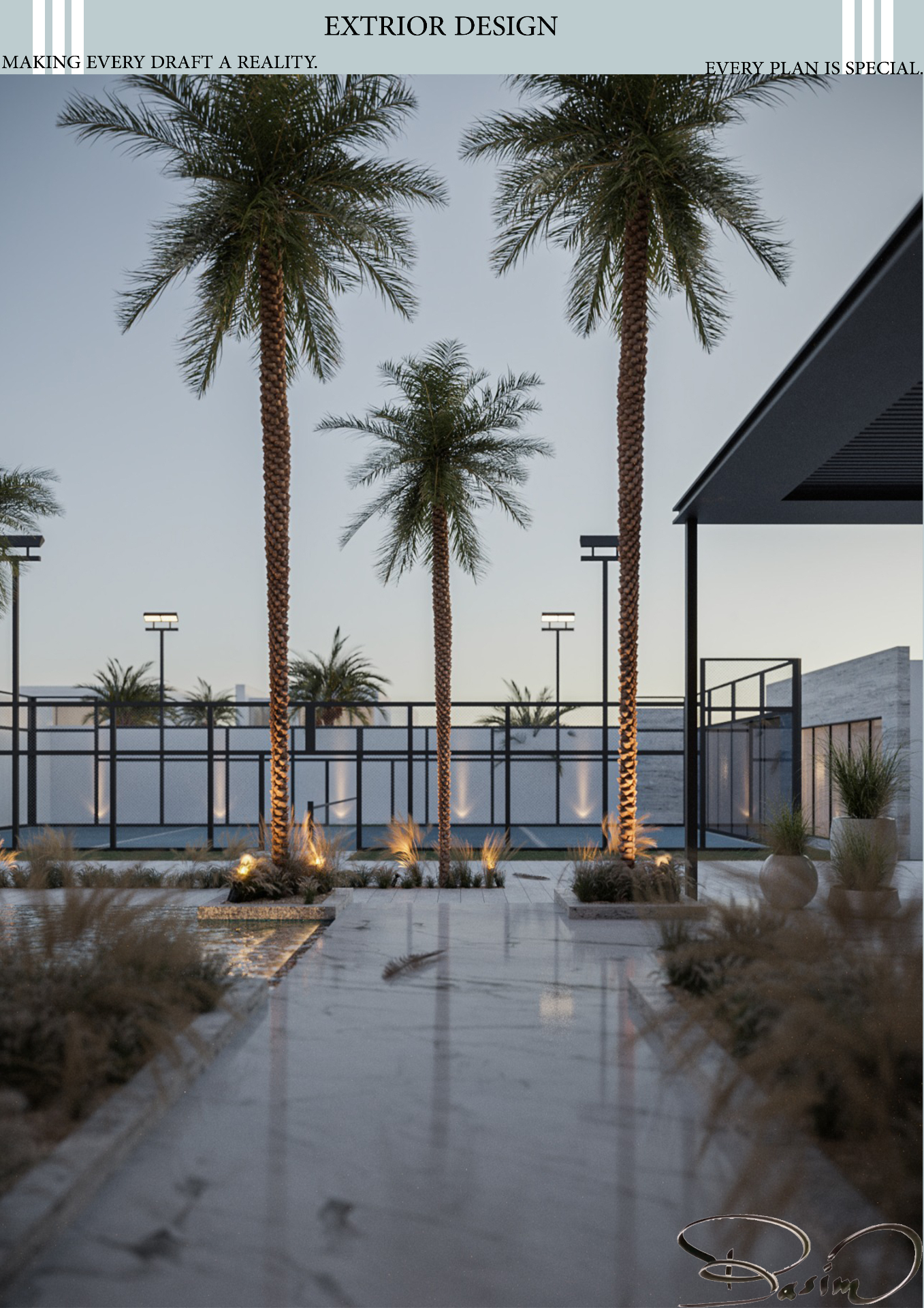 Exterior Design of a Residential Villa in Riyadh