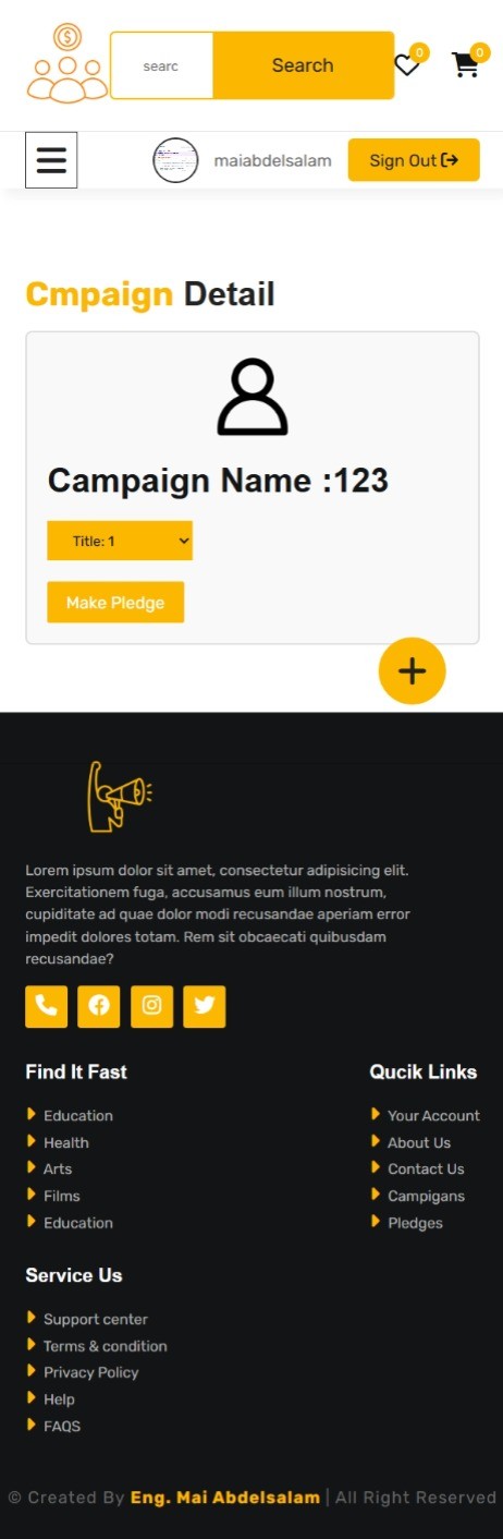 تطوير موقع تفاعلي لحملة رقمية ضمن تدريبات معهد تكنولوجيا المعلومات (ITI)