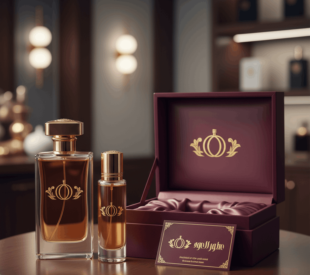 تصميم شعار فخم لمحل عطور