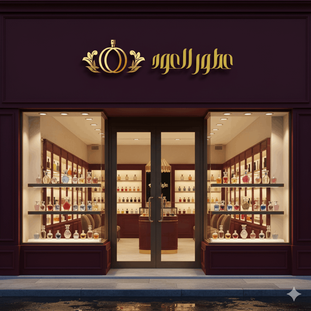 تصميم شعار فخم لمحل عطور