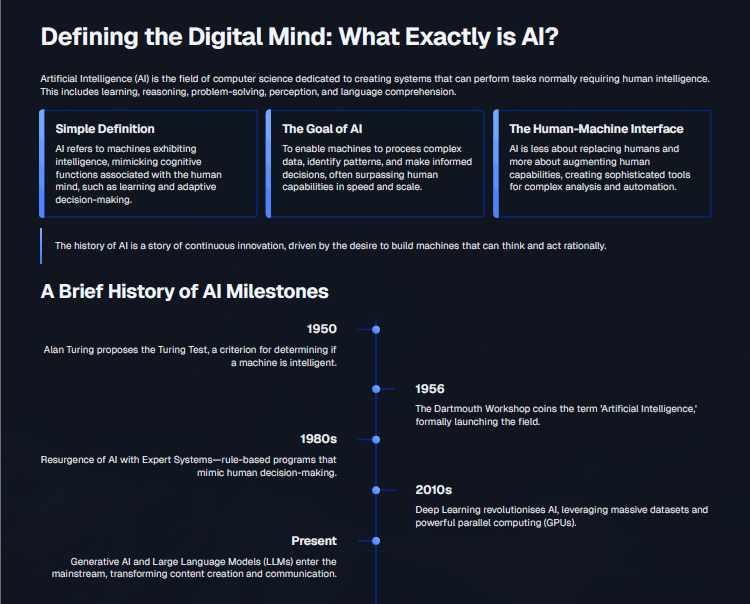 The Dawn of the Intelligent Era: A Comprehensive AI Guide