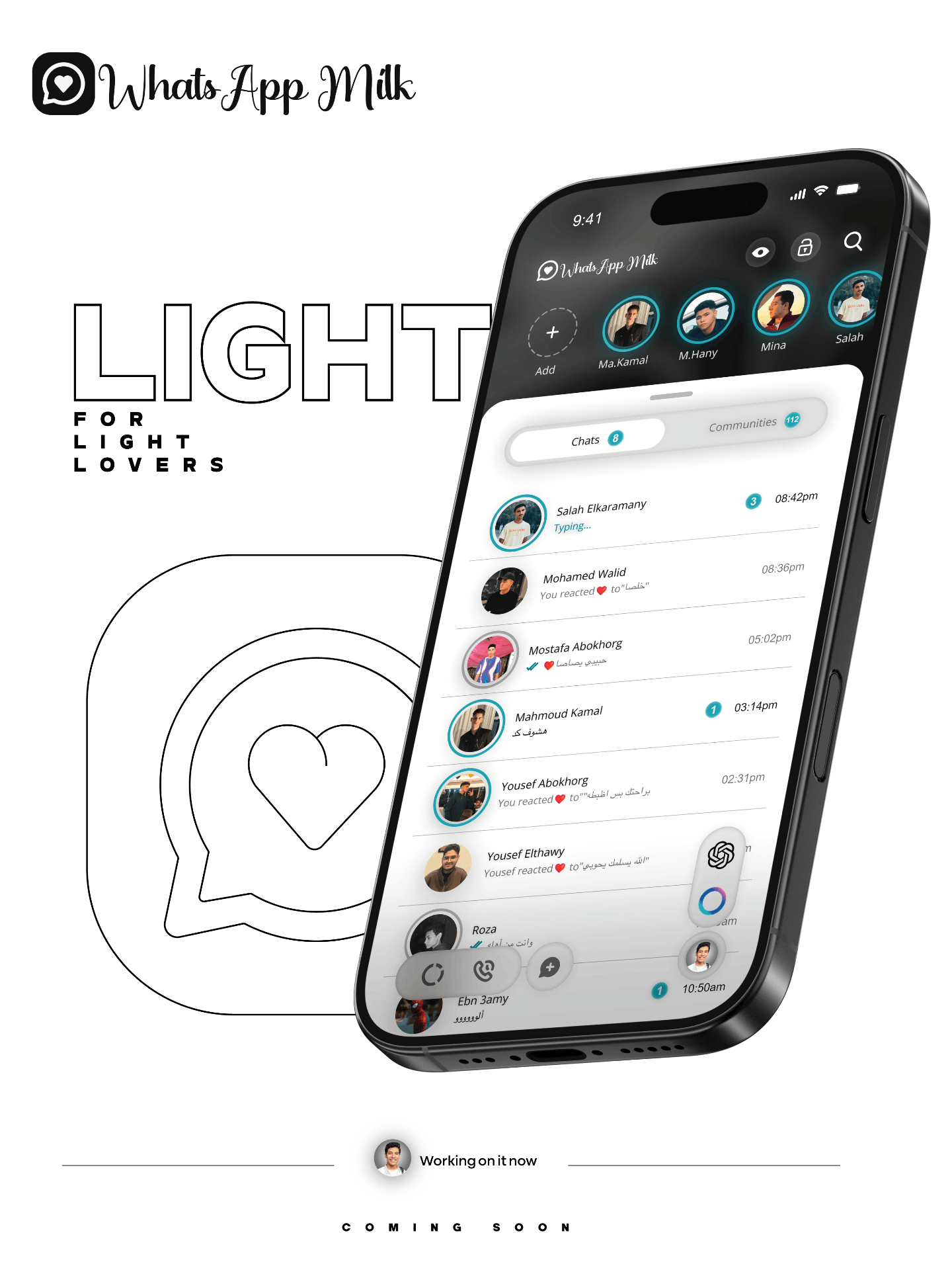 Redesign of the WhatsApp application