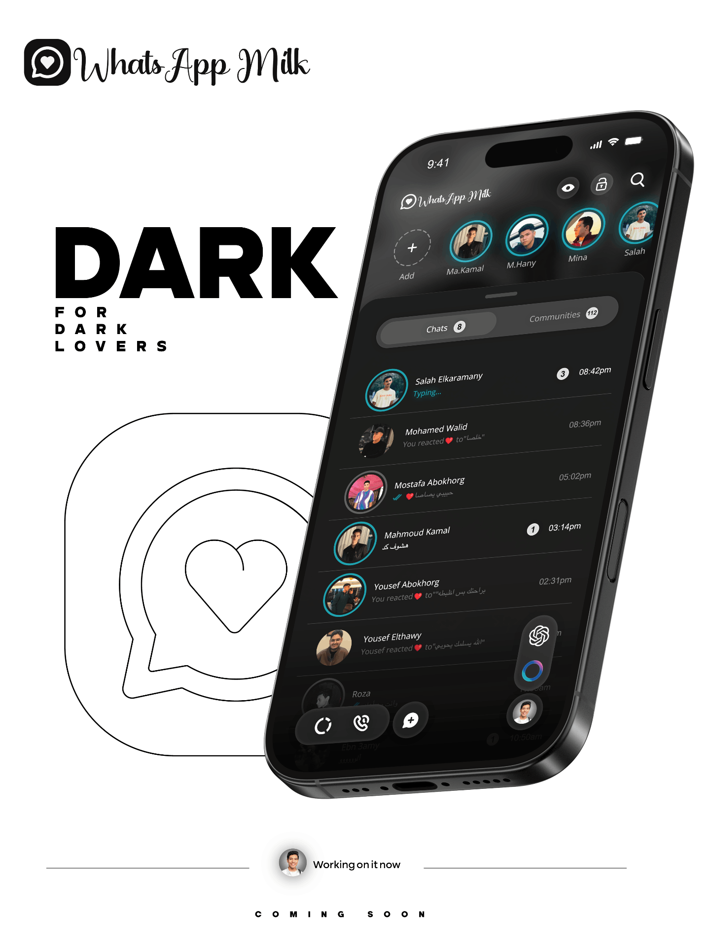 Redesign of the WhatsApp application