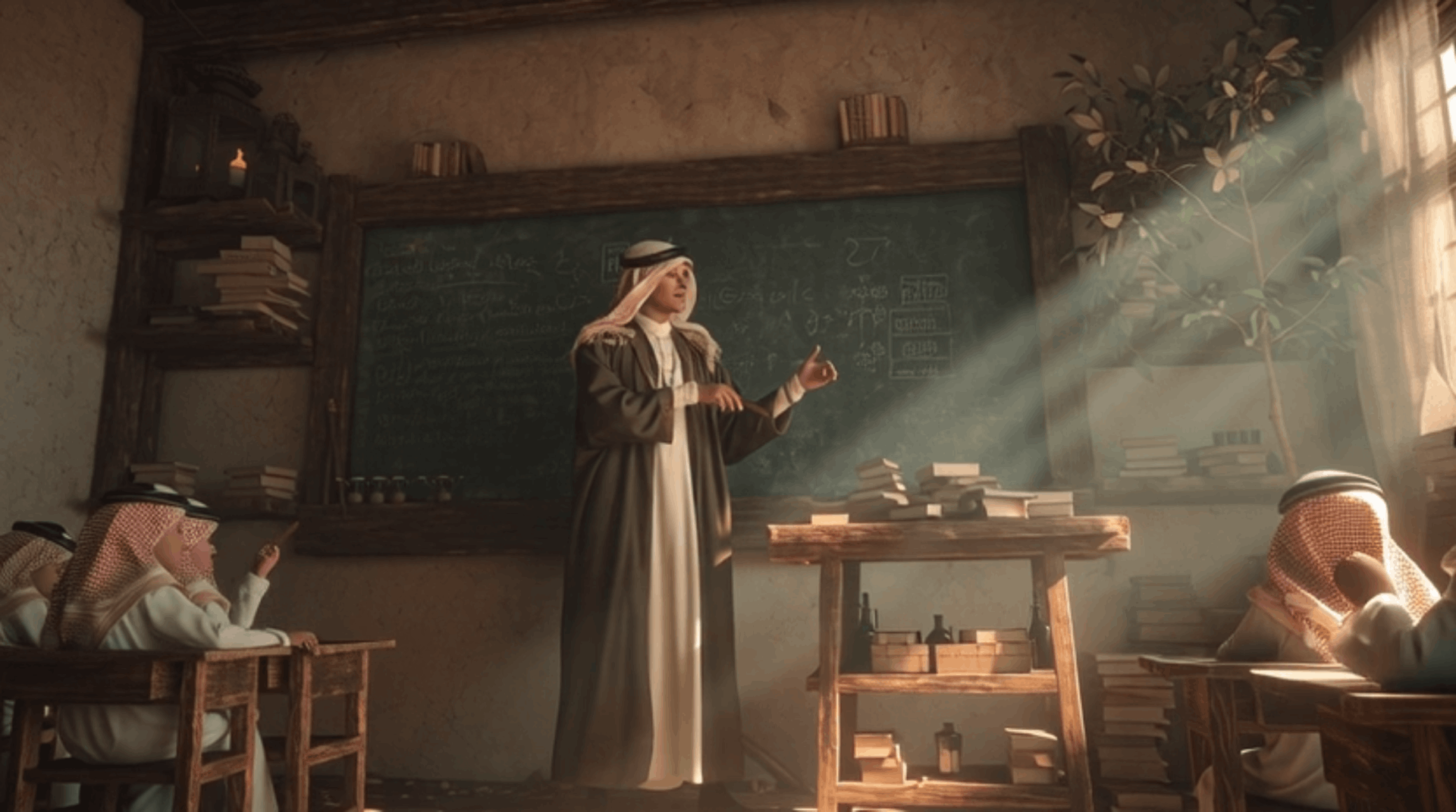 تصميم فيديو موشن جرافيك لقصة تطور التعليم