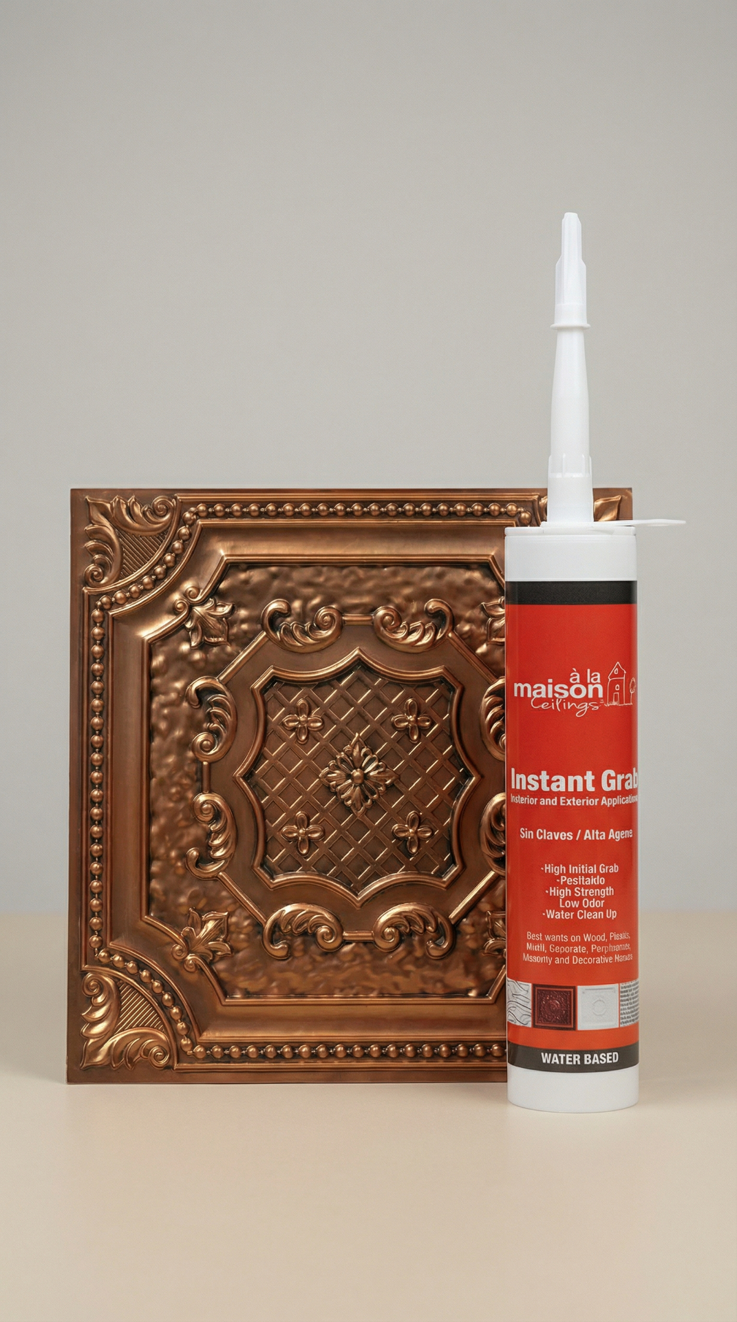 الترويج لمنتج لاصق À LA MAISON CEILINGS  بالذكاء الإصطناعي