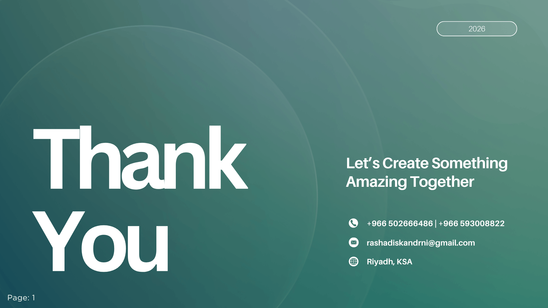 تصميم ملف شخصي (Profile) لشركة/فرد بلمسة عصرية.