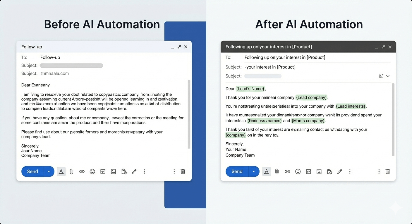 أتمتة متابعة العملاء المحتملين باستخدام الذكاء الاصطناعي (Workflow + Templates)