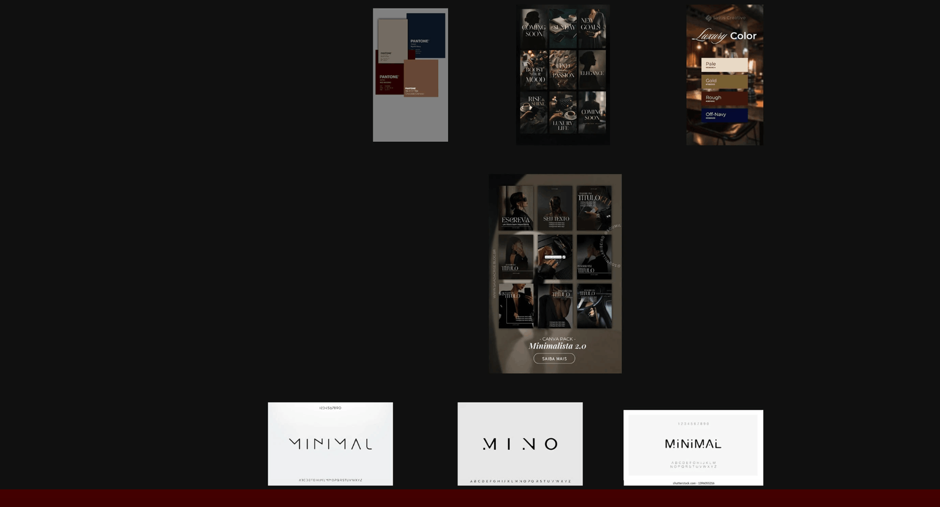 ART DIRECTION WORK  PERSONAL BRANDING FOR STYLING BLOGGER - هوية بصرية