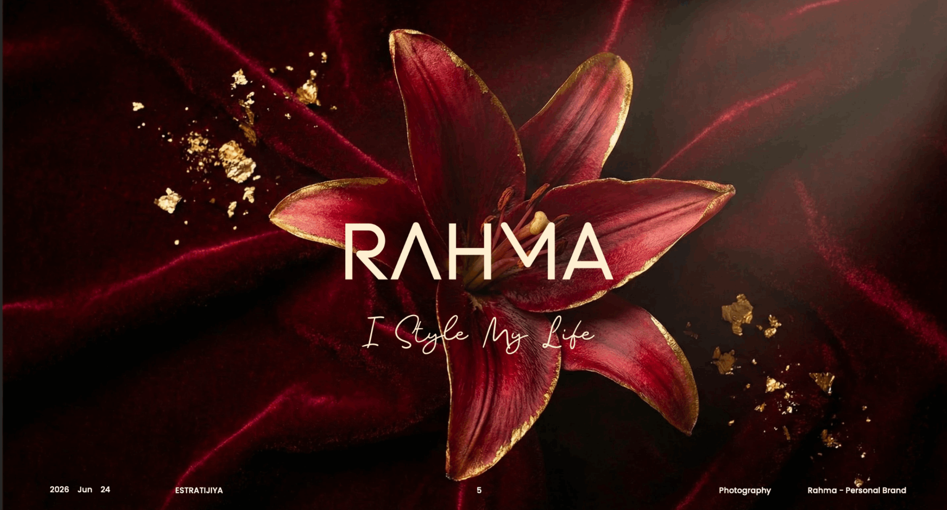 ART DIRECTION WORK  PERSONAL BRANDING FOR STYLING BLOGGER - هوية بصرية