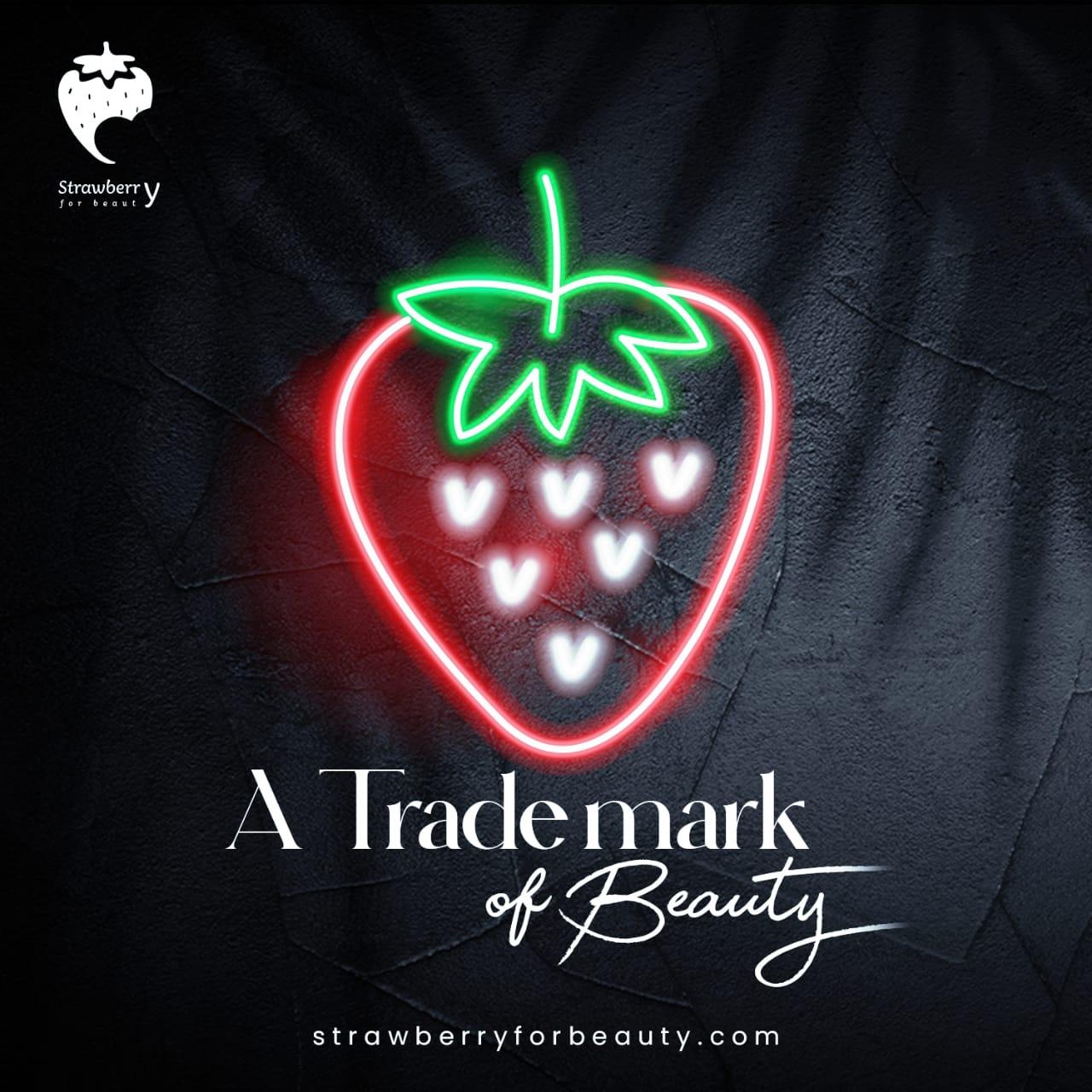 Strawberry for Beauty – تطوير الهوية البصرية وتصميمات السوشيال ميديا