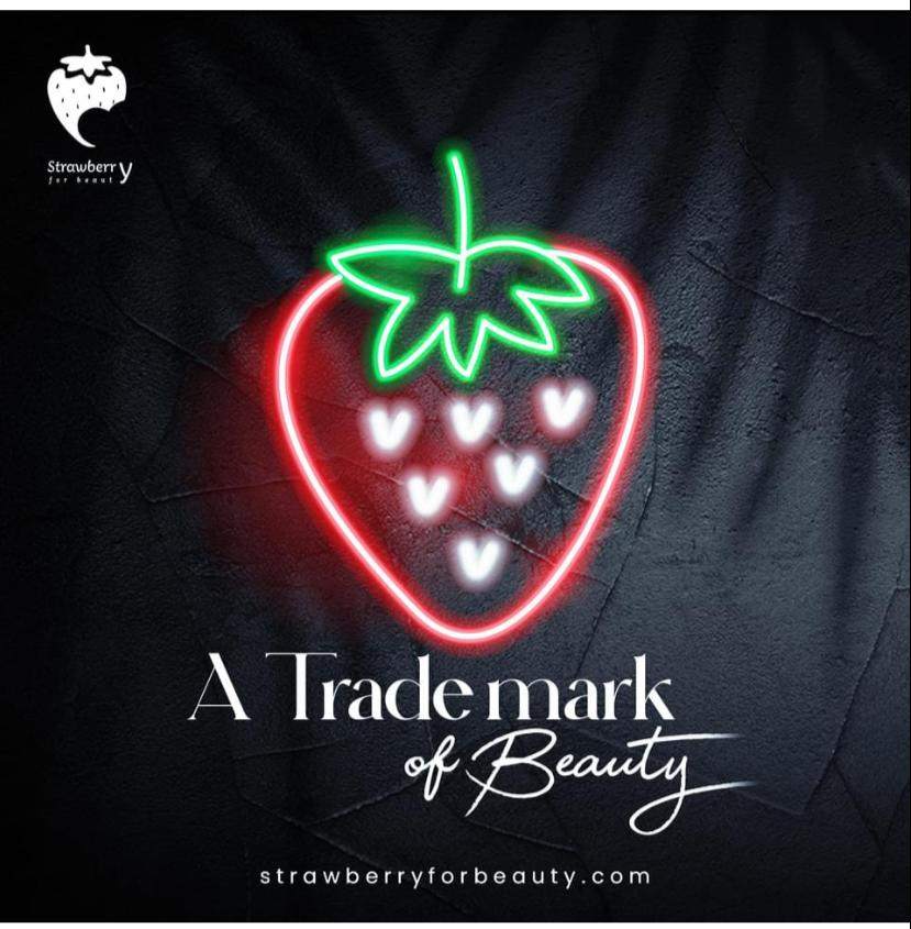 Strawberry for Beauty – تطوير الهوية البصرية وتصميمات السوشيال ميديا