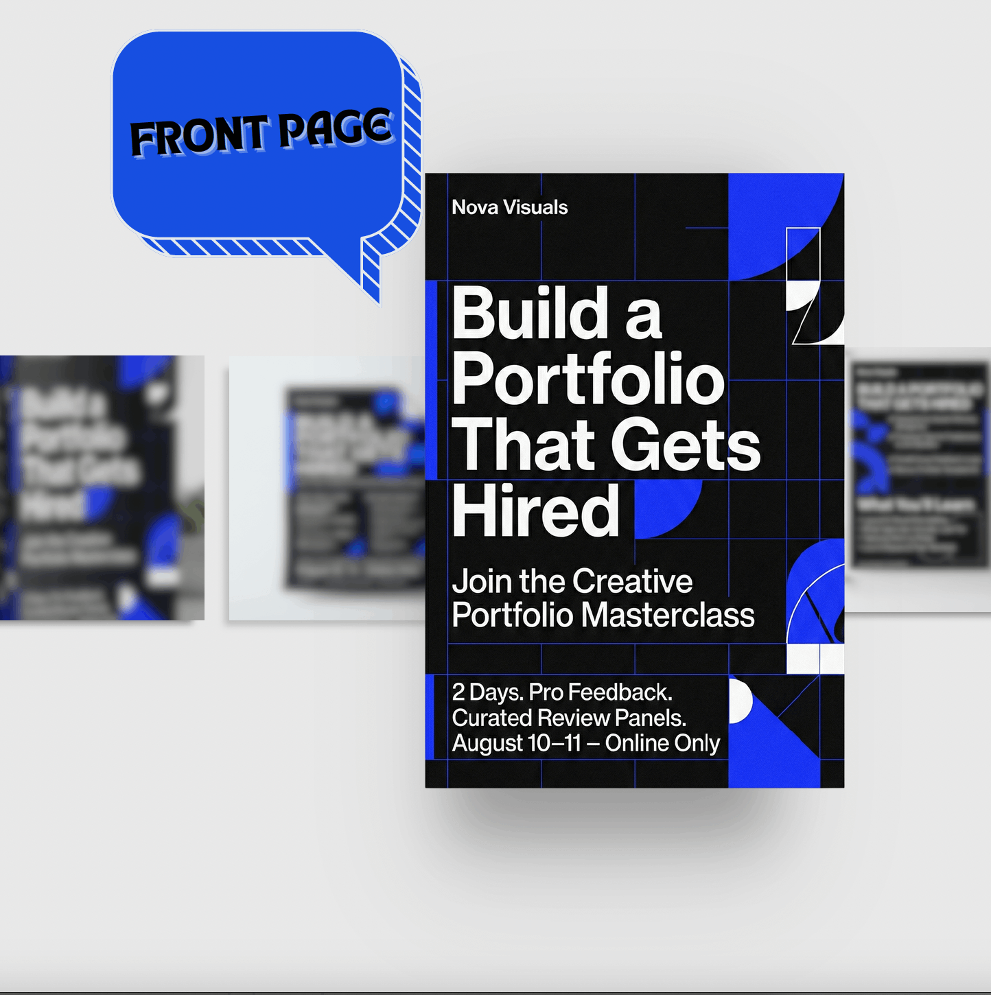 تصميم بورتفوليو احترافي وتطبيقات طباعة – Nova Visuals