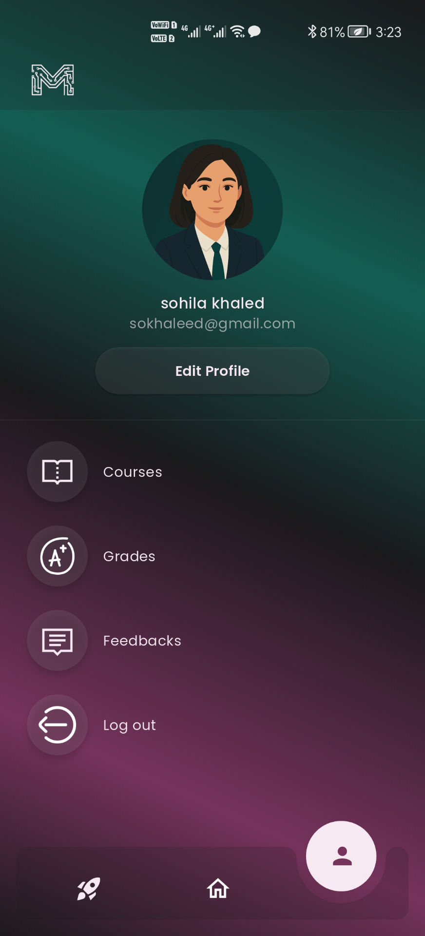 MentroMate – تطبيق مرشد أكاديمي ذكي باستخدام Flutter وFirebase وذكاء اصطناعي