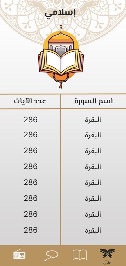 تطبيق Islami – تطبيق إسلامي متعدد الميزات (Light & Dark Mode)