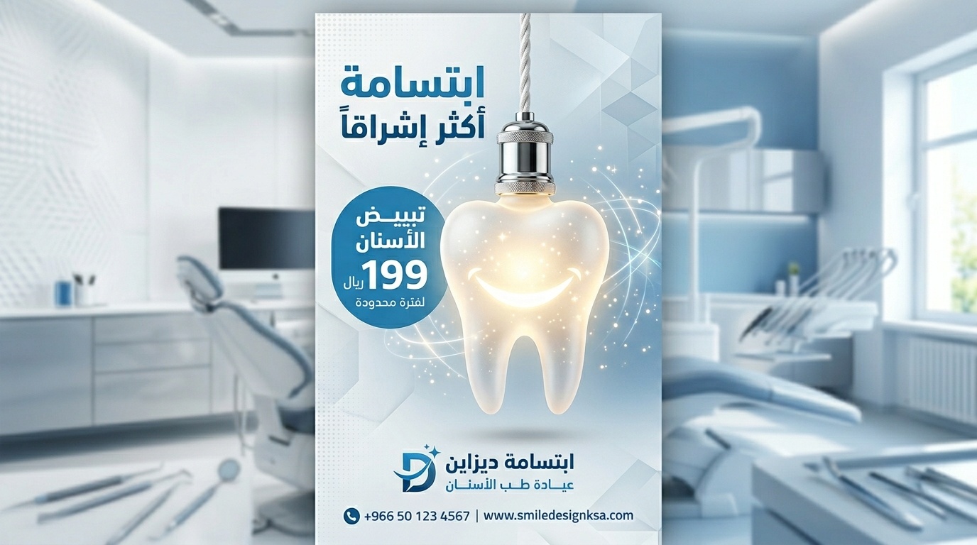 تصميم اعلانات المستشفيات والعيادات والمجمعات الطبية