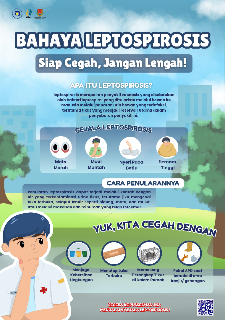 Desain Brosur dengan ilustrasi