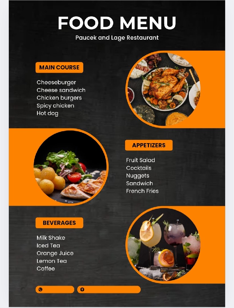 تصاميم منيو