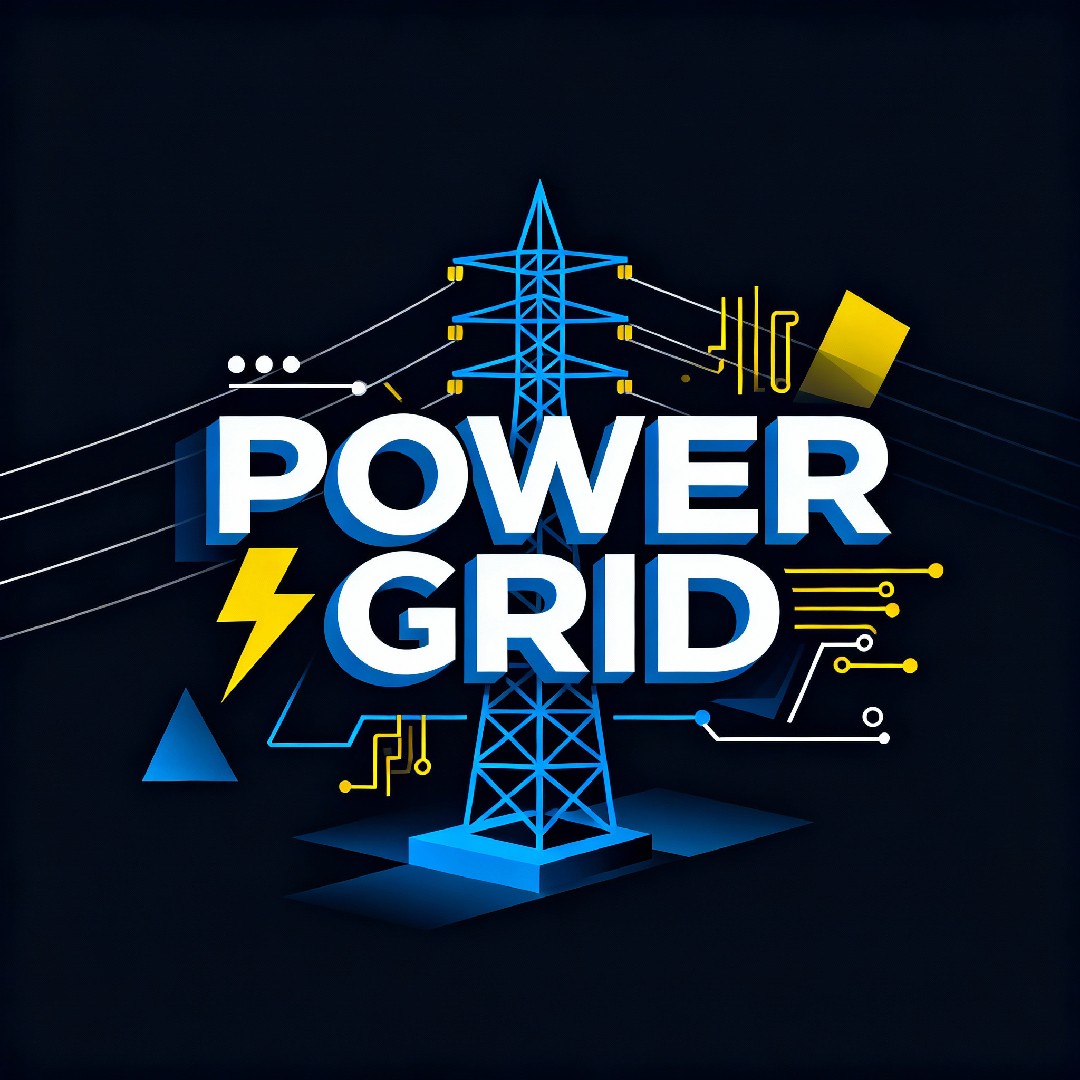 تصميم شعار وهوية بصرية لمشروع Power Grid