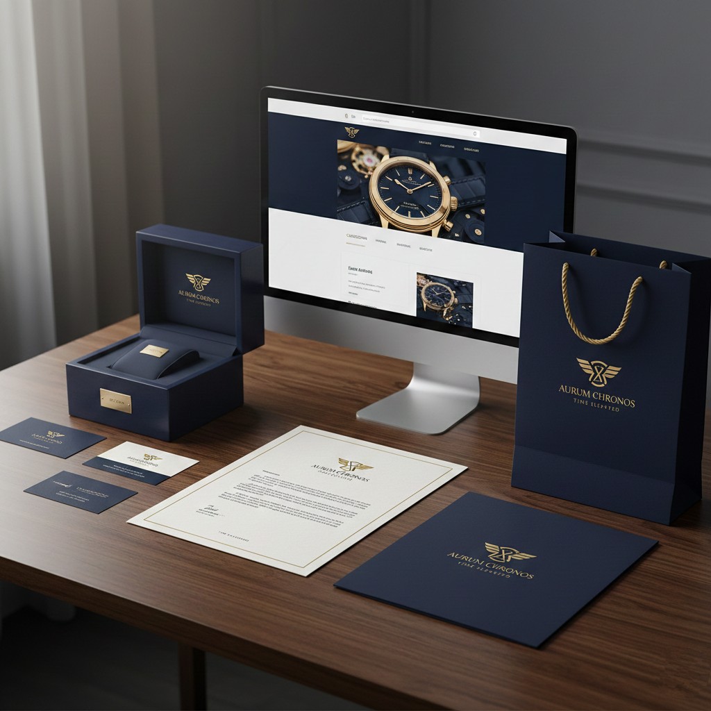 تصميم هويه بصريه كامله