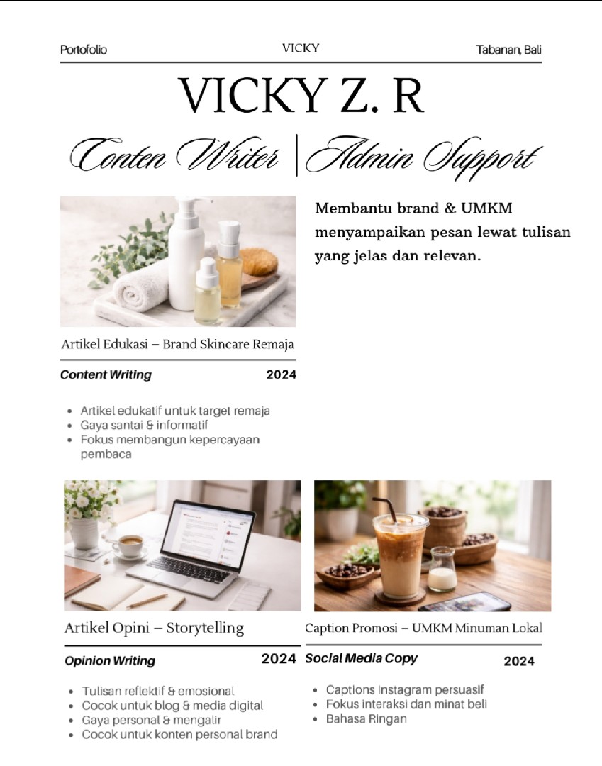 Content Writer | Article & Social Media Writer