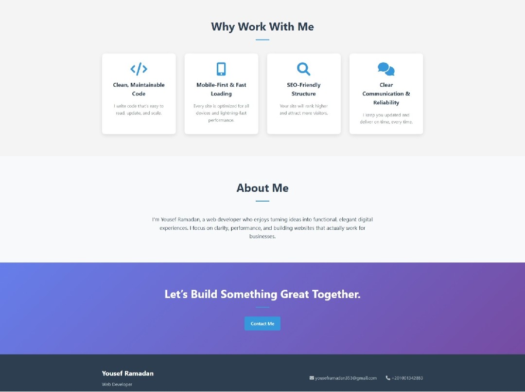 Personal Portfolio Website