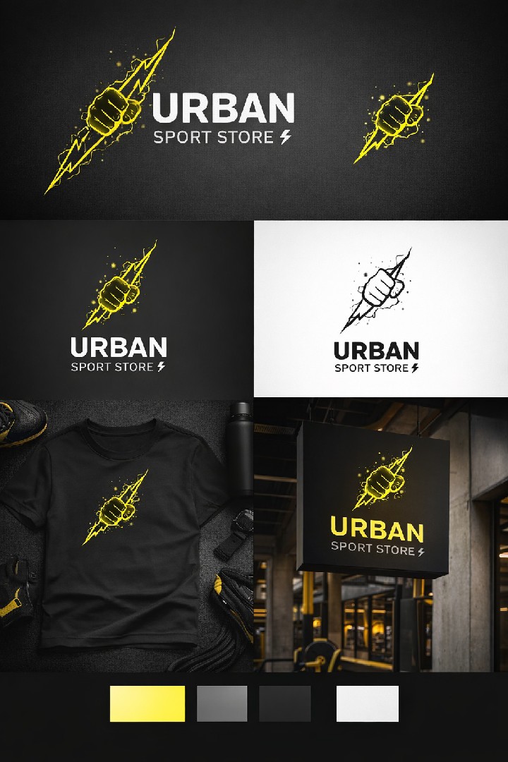Description:* Urban is a modern logo design featuring a sleek, bold typography with a mix of