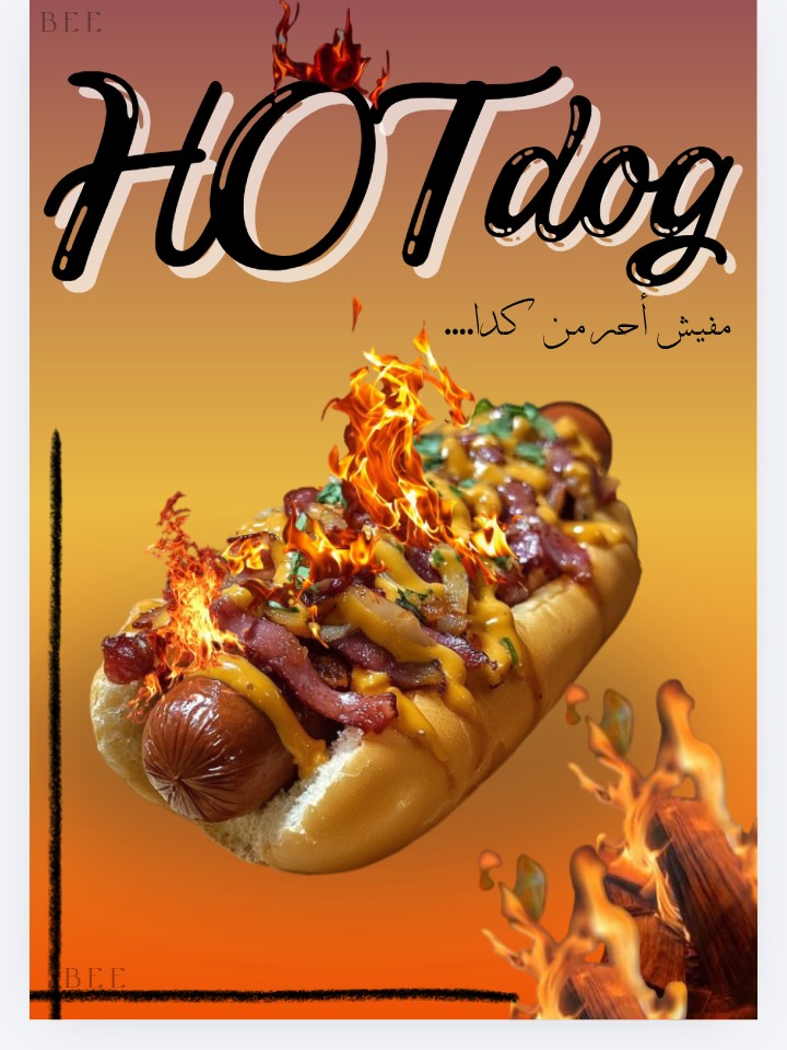 اعلان لمطاعم مختلفة تتضمن اطعمة مختلفة بتصاميم خلابة💗