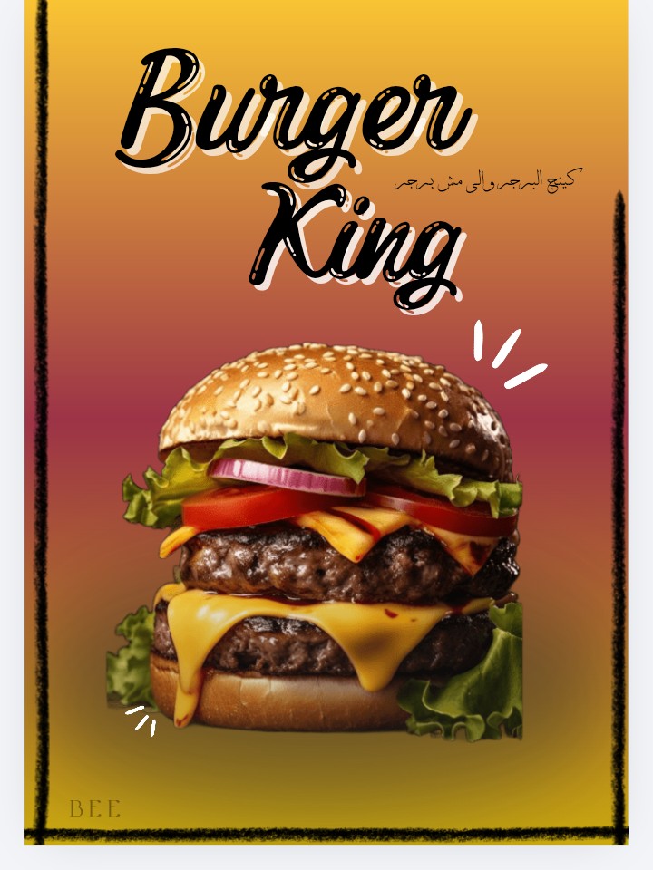 اعلان لمطاعم مختلفة تتضمن اطعمة مختلفة بتصاميم خلابة💗