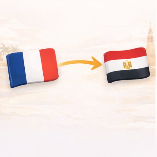 نموذج ترجمه من الفرنسيه إلى العربيه