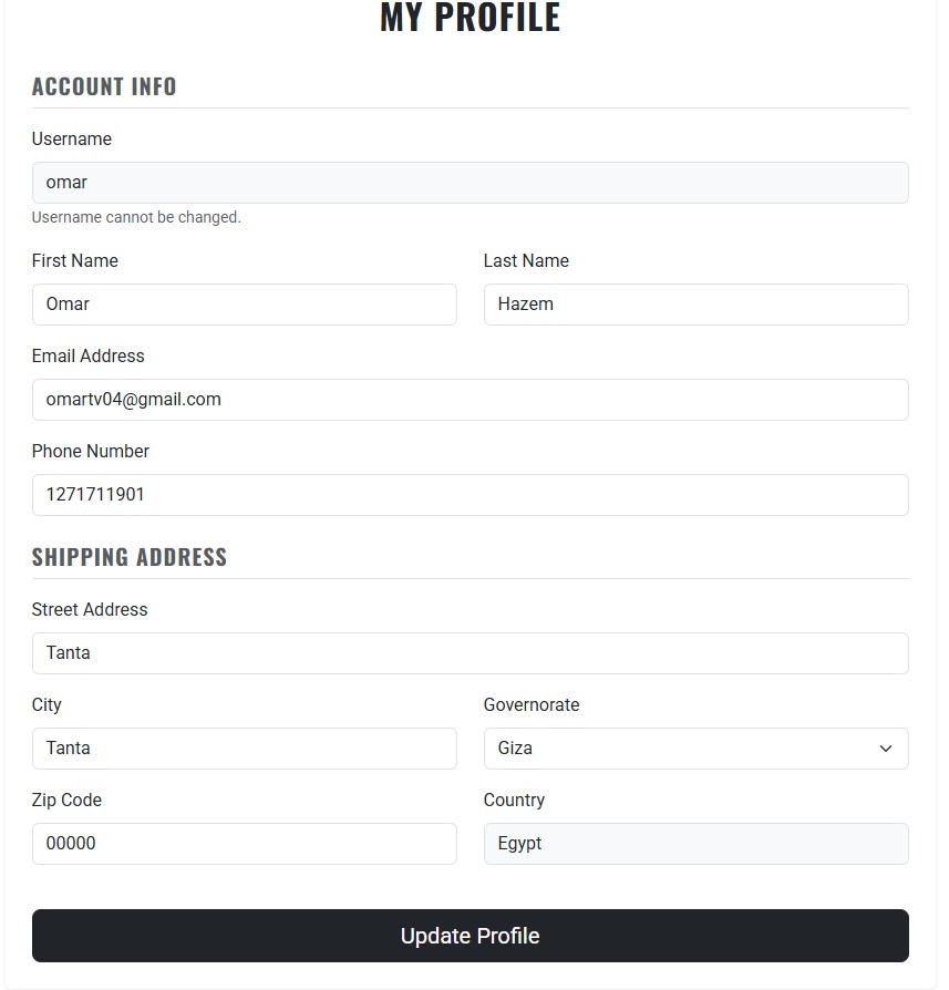 TimberZee E-commerce Application