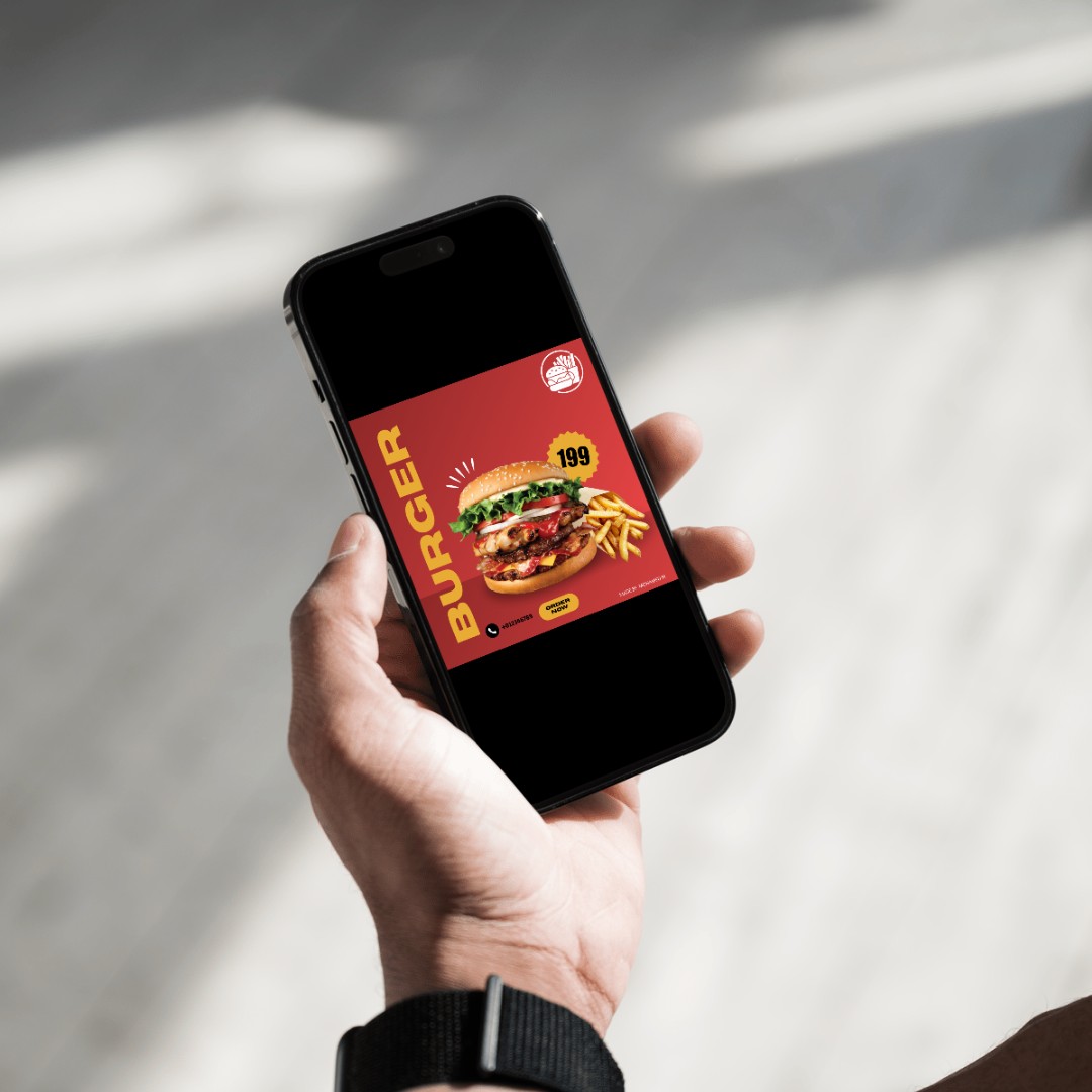 تصميم بوستات اعلان لمطاعم