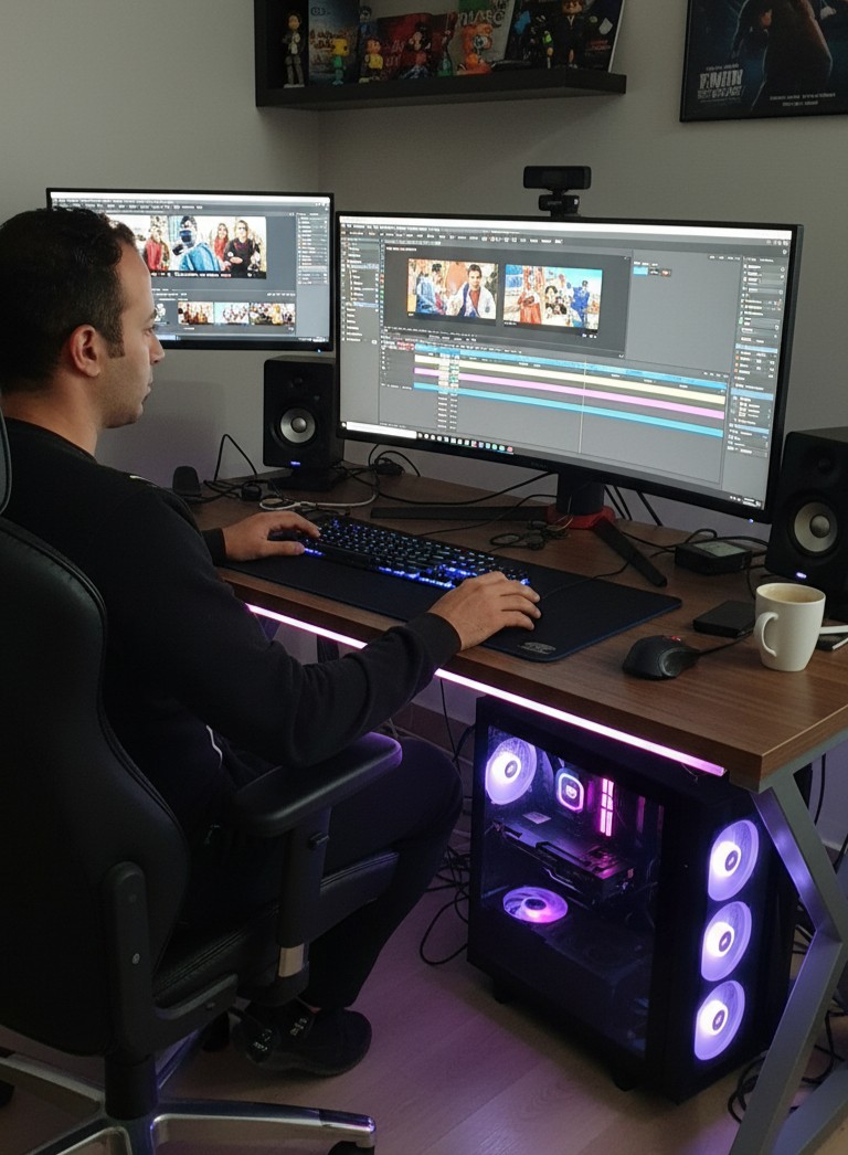 أجيد تصميم أفضل الڤيديوهات والأفلام القصيره سواء ريلز أو ماستر وأفضل إديتنج لجميع الفيديوهات وأفضل جوده وأفضل مونتاچ وافضل سرعه لتسليم المشروع في الوقت المحدد كلمني هنا علي أبلكيشن مطلوب في انتظارك.