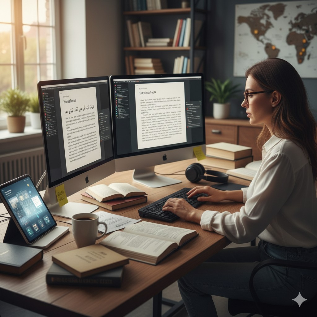 الكتابه والترجمة الابداعيه