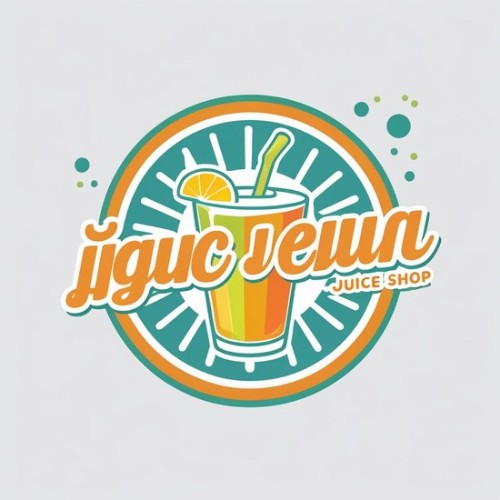 لوجو لمحل عصير فريش