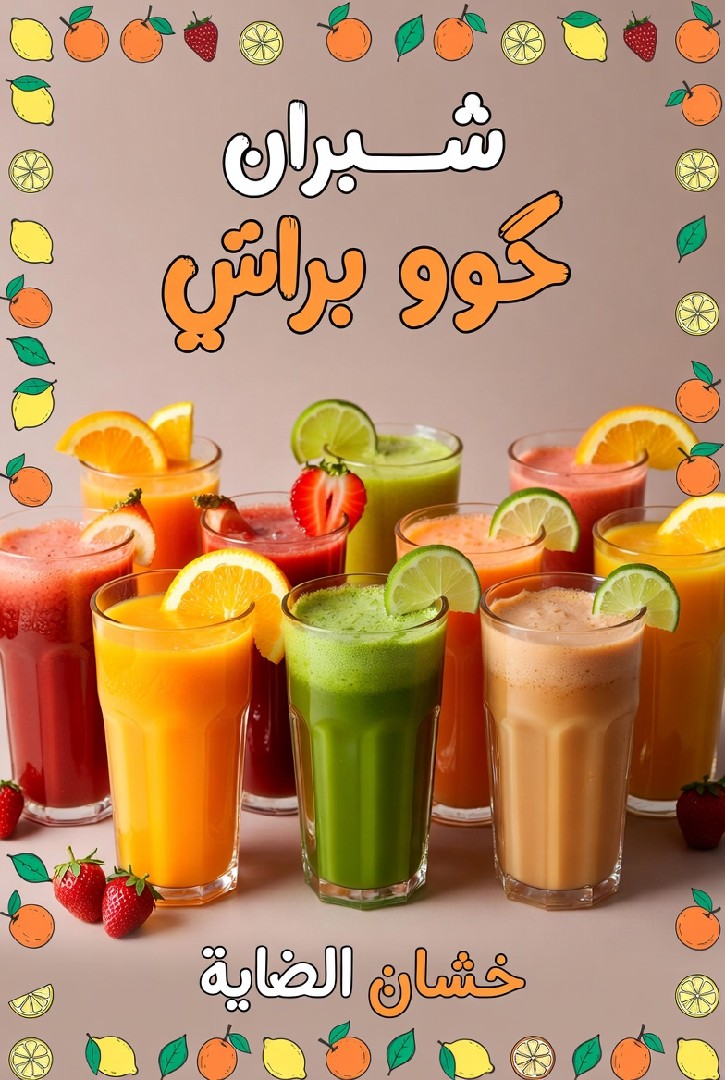 دلع نفسك بكبايه عصير فرش