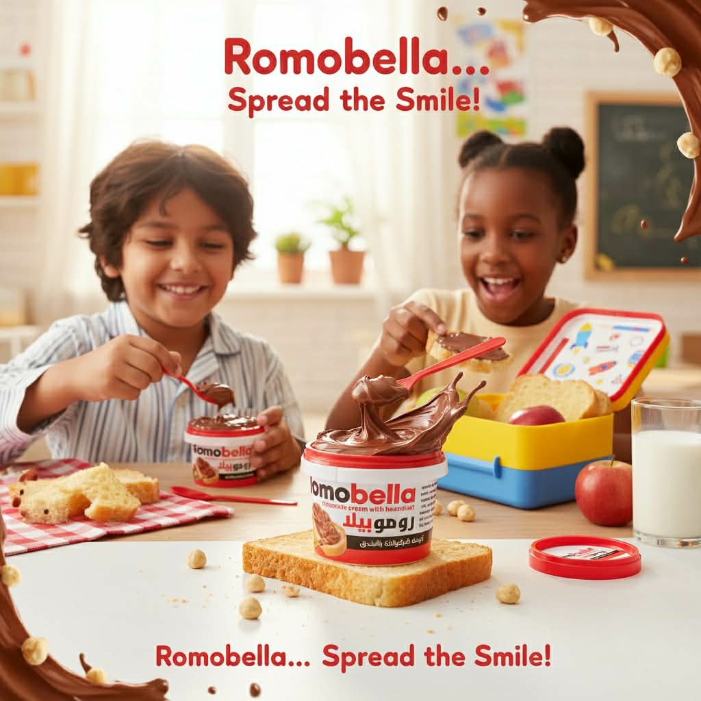 حملة إعلانية لمنتج romobella